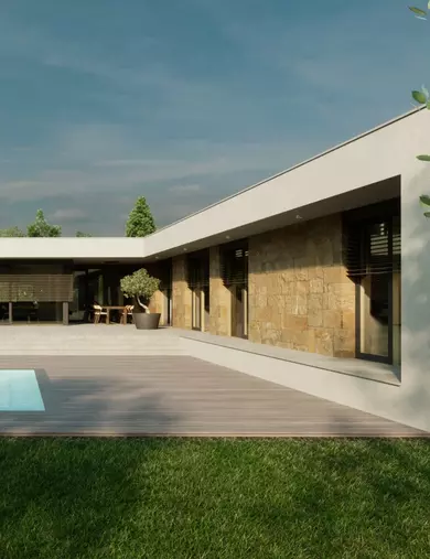 Moderní bungalov Longer